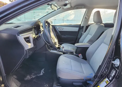 2016 Toyota Corolla L из США, поврежденный, VIN 2T1BURHE9GC604812